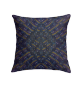 Close-up of the texture and fabric of Serene Sanctuary IV pillow.